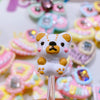 Adorable Hand-Painted Bear – Fully Coated