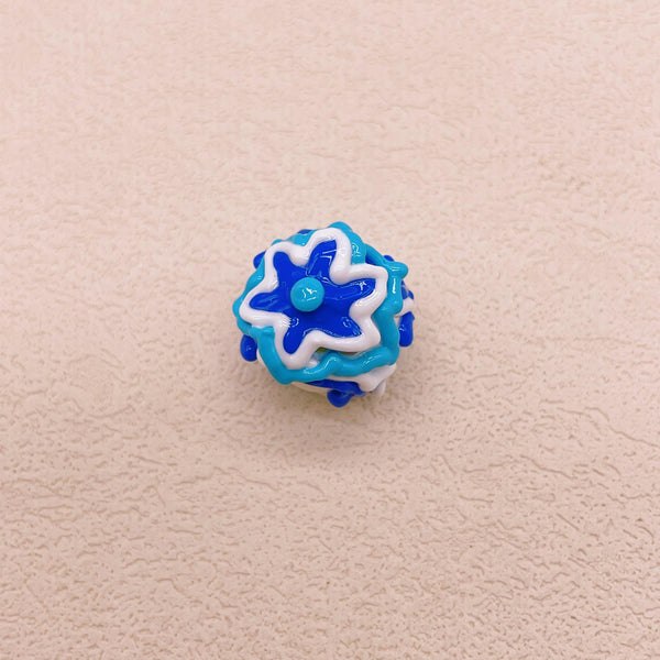 Blue and White Porcelain Nine-Tailed Fox Bead Set