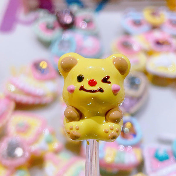 Adorable Hand-Painted Bear – Fully Coated