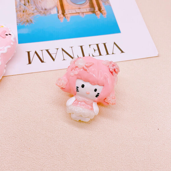 Kawaii cat Hand-Drawn Doll