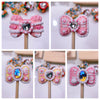 Heart-Bound Sparkle: Individually Hand-Painted Shaped Bow Bead