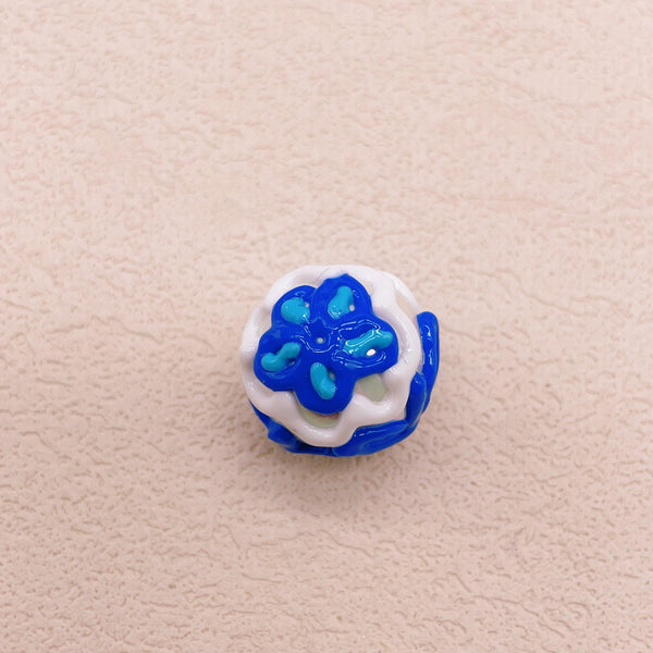 Blue and White Porcelain Nine-Tailed Fox Bead Set