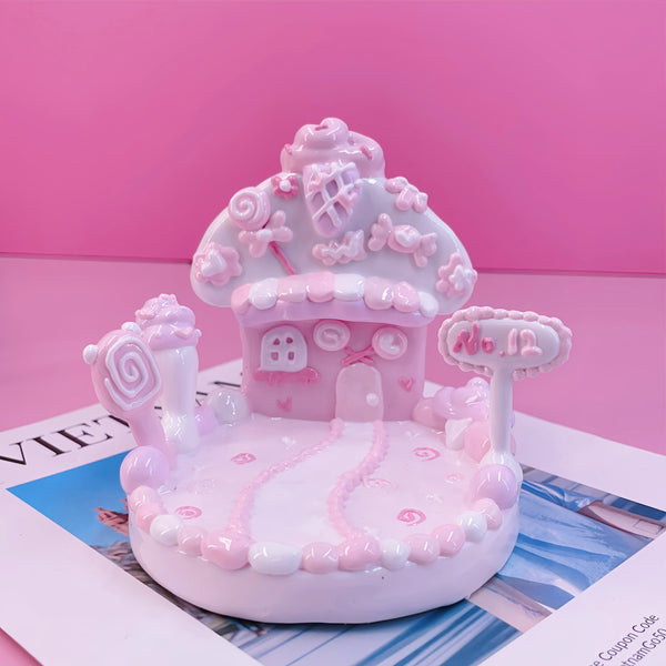 The Gelato Pavilion: 3D Hand-Painted Ice Cream Candy House Display Base