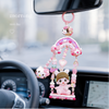 Hand-Painted Toddler Doll & Lucky Kitty Car Charm