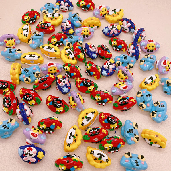 Fully Painted Hand-Drawn Dumplings