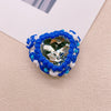 Blue and White Porcelain Nine-Tailed Fox Bead Set