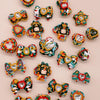 Flying Apsaras: Hand-Painted Zircon Series
