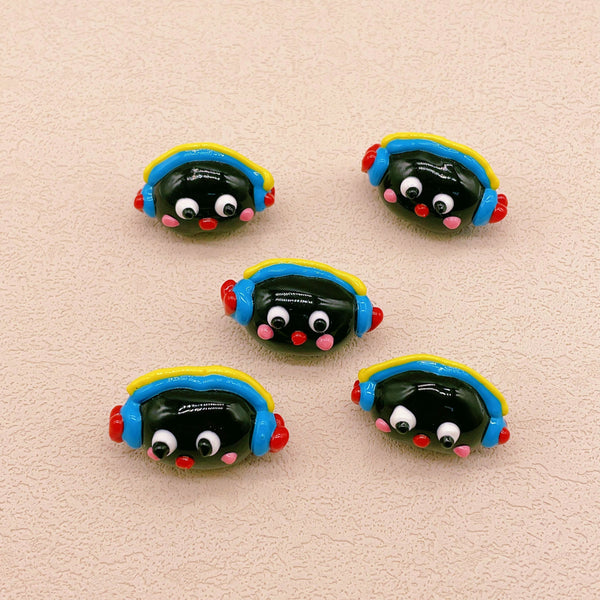 Fully Colored Hand-Drawn Beads