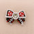 Crimson Noir: Hand-Painted Zircon Beads