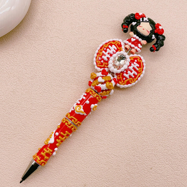 Oriental Art Hand-Drawn Ballpoint Pen