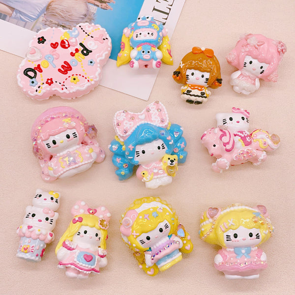 Kawaii cat Hand-Drawn Doll