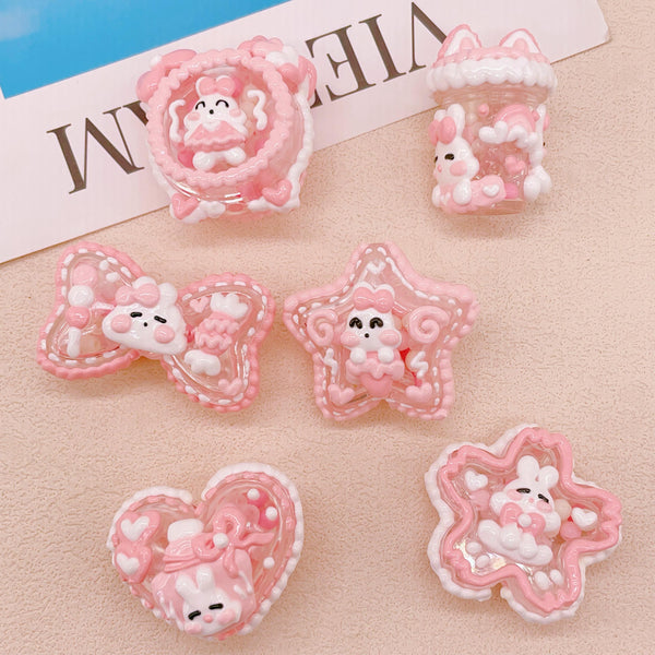 Bunny Rabbit Bead Charms (Shake & Play)