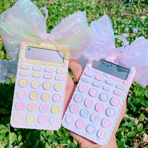 Handmade Hand-Painted Calculator, One of a Kind