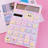 Pastel Dreams: Hand-Painted QOQO Macaron Desktop Calculator