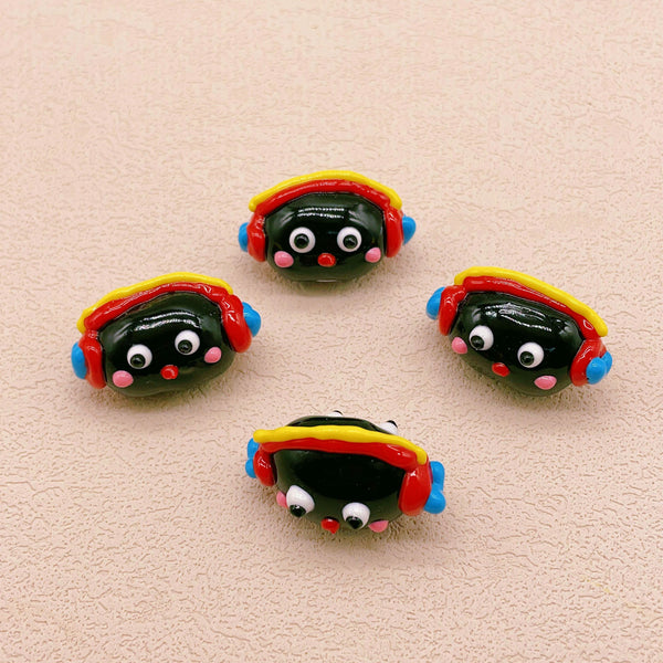 Fully Colored Hand-Drawn Beads