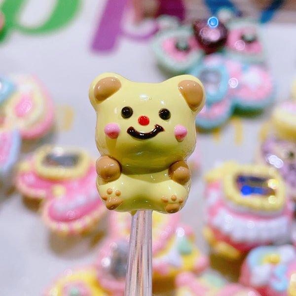 Adorable Hand-Painted Bear – Fully Coated