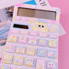 Pastel Dreams: Hand-Painted QOQO Macaron Desktop Calculator