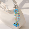 Ivory Glee — Hand-Painted Artisan Elephant-Silhouette Keyring & Bag Charm