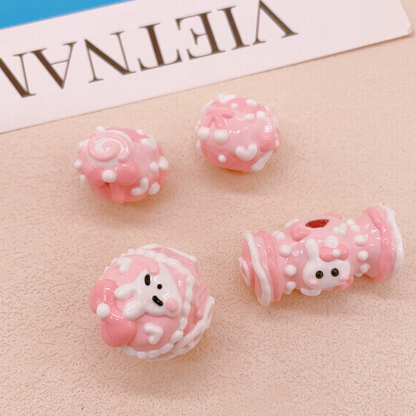 Bunny Rabbit Bead Charms (Shake & Play)