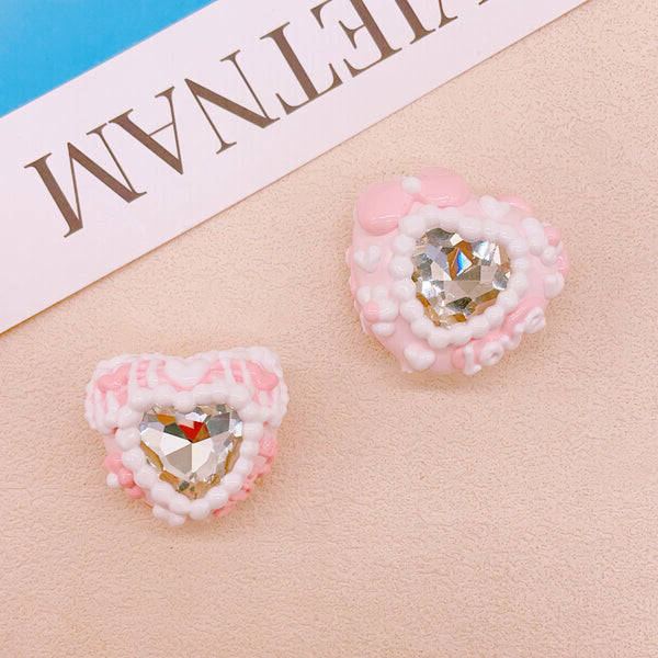 Pink Zircon Bow Bead Accessories