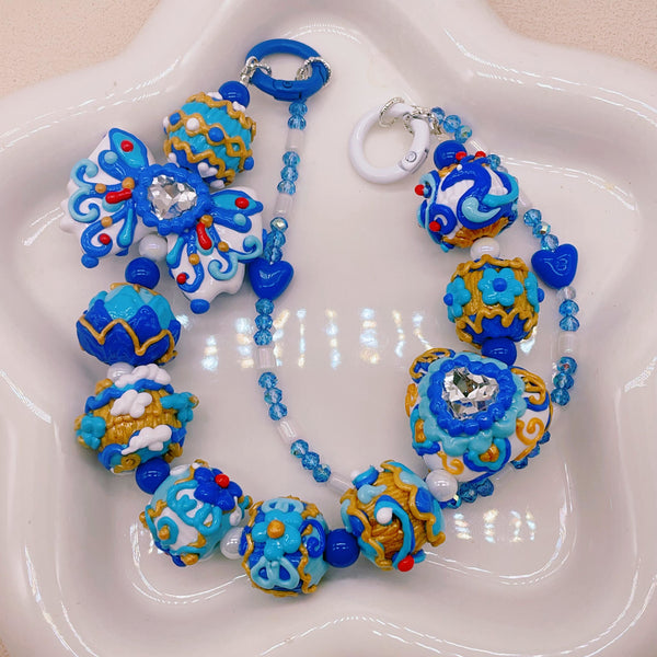 Vintage Cloisonné Cellphone Strap