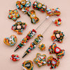 Flying Apsaras: Hand-Painted Dunhuang Heritage Beads