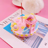 Whimsical Fairground: Hand-Painted Amusement Park Display Stand