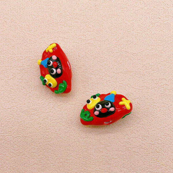 Fully Colored Hand-Drawn Beads