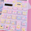Pastel Dreams: Hand-Painted QOQO Macaron Desktop Calculator
