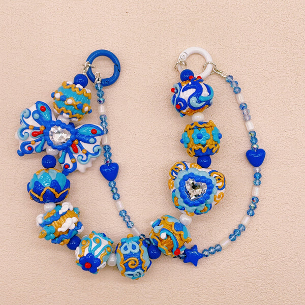 Vintage Cloisonné Cellphone Strap