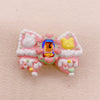 Radiant Ribbon: Individually Hand-Painted Squishy Zircon Bow Bead