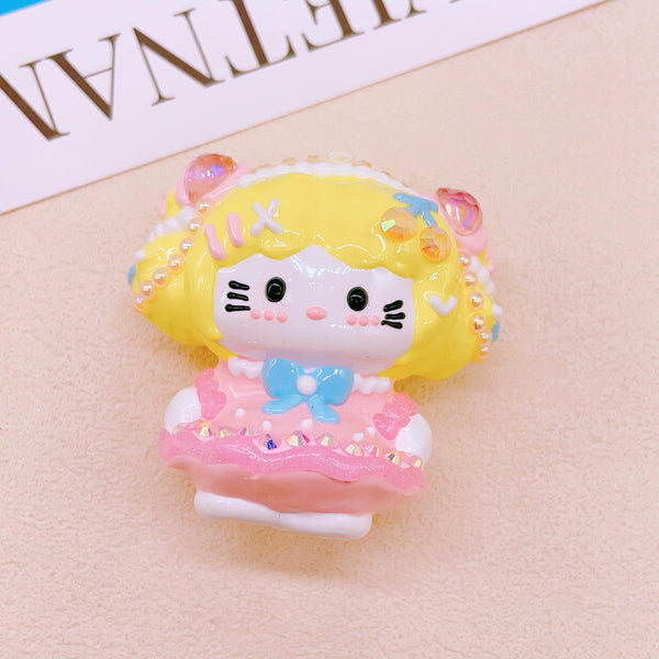 Kawaii cat Hand-Drawn Doll