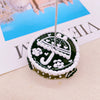 The Monochromatic Muse: Hand-Painted Couture-Style Mini Pedestal
