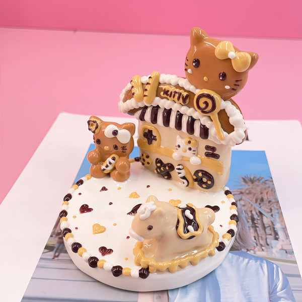 The Cocoa Therapy Series: 3D Hand-Painted Artisanal Scene Display Bases