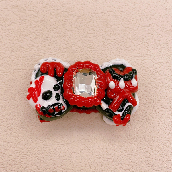 Midnight Gothic: Hand-Painted Artisan Beads