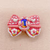Radiant Ribbon: Individually Hand-Painted Squishy Zircon Bow Bead