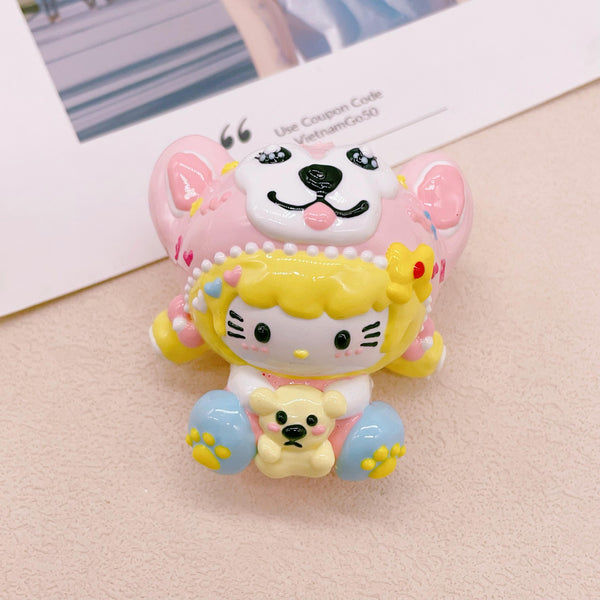 Kawaii cat Hand-Drawn Doll