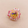 Heartbeat Radiance: Individually Hand-Painted Squishy Zircon Heart Bead