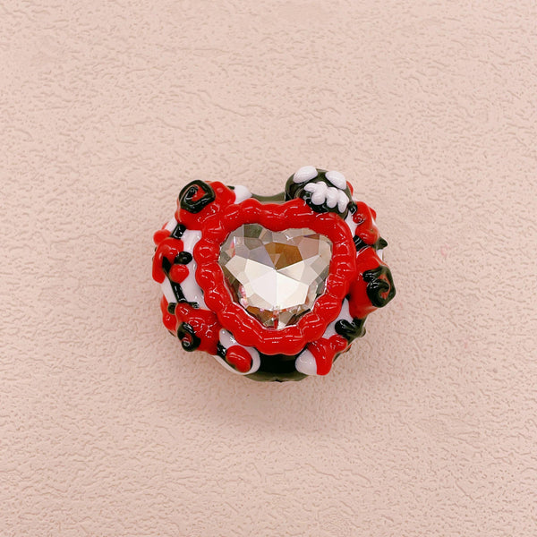 Midnight Gothic: Hand-Painted Artisan Beads