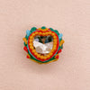 Flying Apsaras: Hand-Painted Zircon Series
