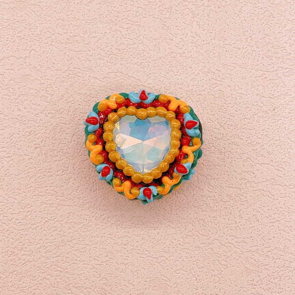 Flying Apsaras: Hand-Painted Dunhuang Heritage Beads