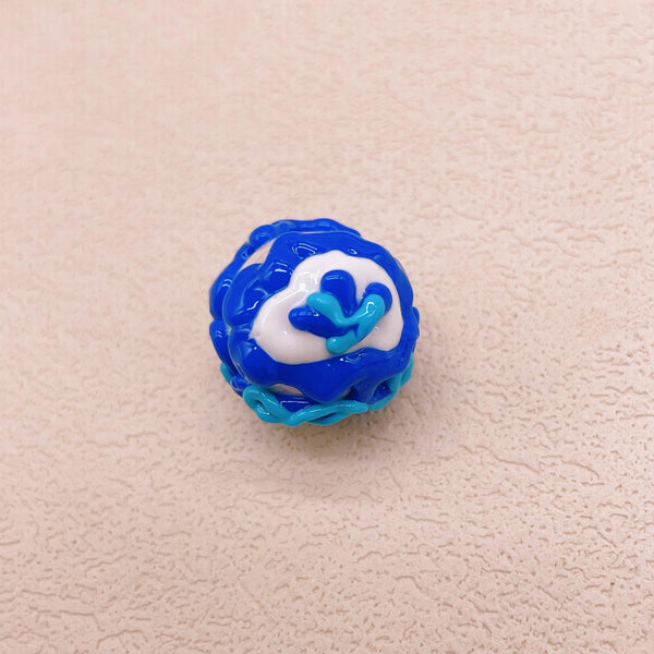 Blue and White Porcelain Nine-Tailed Fox Bead Set