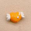 Hand-Painted Artisan Heart "Angel" Craft Beads