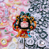 Flying Apsaras: Hand-Painted Dunhuang Heritage Beads