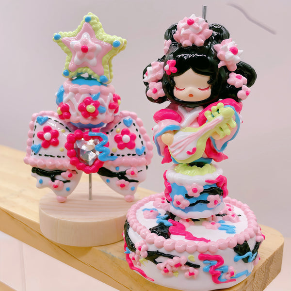 Pipa Instrument Performance Doll Set with Beads