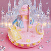 Whimsical Fairground: Hand-Painted Amusement Park Display Stand
