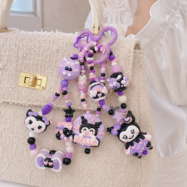 Handcrafted Multi-Strand Luxury Charm for Women's Shoulder & Crossbody Bags