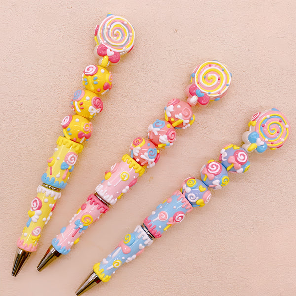 Sweet Candy Lollipop DIY Hand-Painted Pen