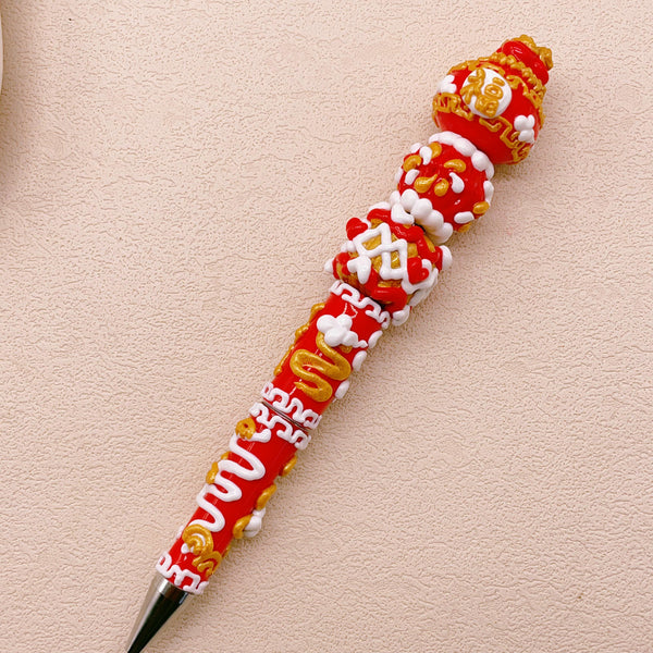 Oriental Art Hand-Drawn Ballpoint Pen