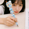 Cute Hand-Painted Blue Cartoon Character Pen